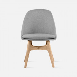 Willow dining chair, Ash, with beige color [Displayx2]